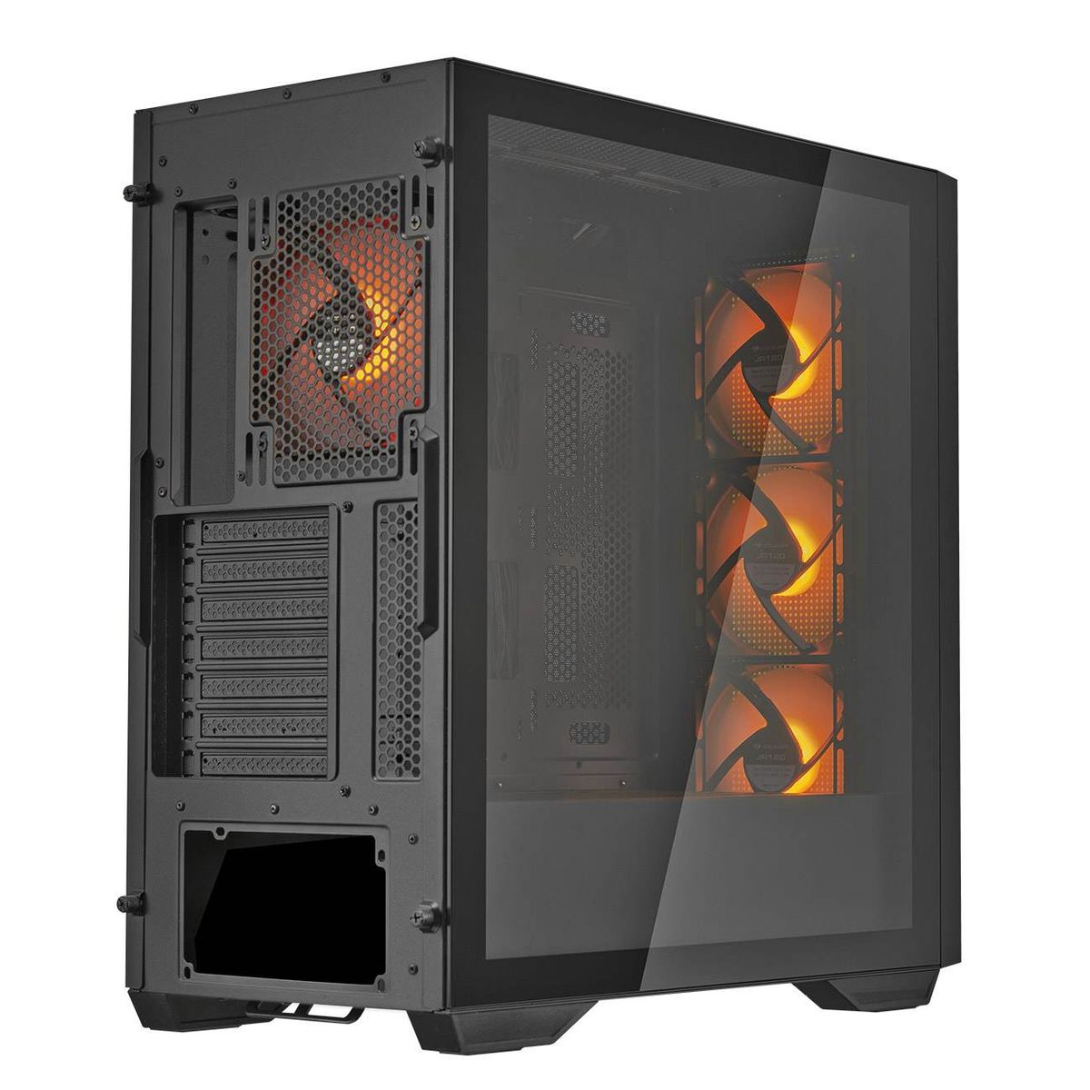 COUGAR - Gabinete - Cougar Uniface RGB - SFuente - E-ATX - Negro