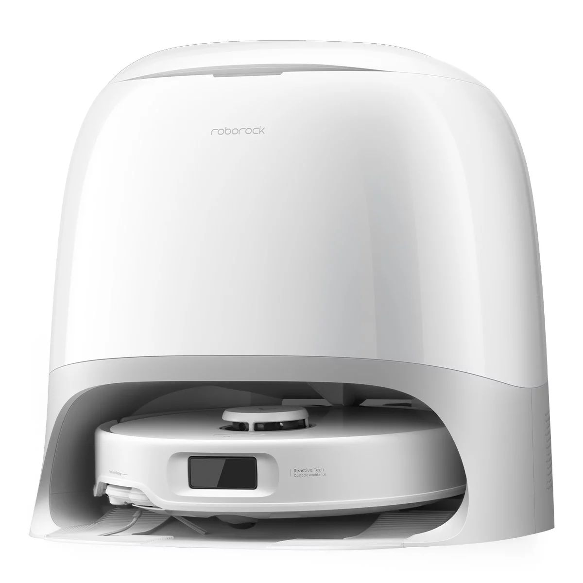 JONR - Aspiradora Inteligente Roborock Qrevo Curv 5A1 18500 Pa 220v – Blanco