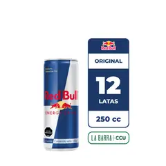 RED BULL - 12x Bebida Energética Tradicional 250cc