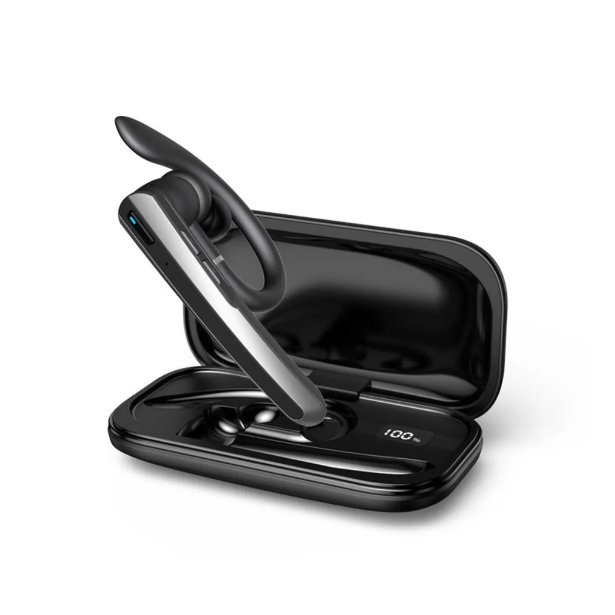 GENERICO - Auricular Bluetooth Manos Libres N19 Micrófono con Cancelación de Ruido para Conducir y Oficina
