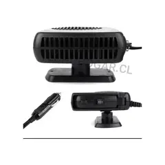 GENERICO - Calefactor Para Auto Ventilador 12v Aire Caliente y Ambiente