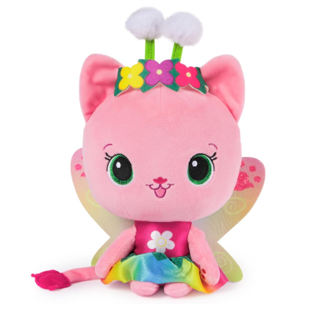 LA CASA DE GABBY - La Casa de Gabby Peluche Oficial Gatita Hada con Luz Arcoíris