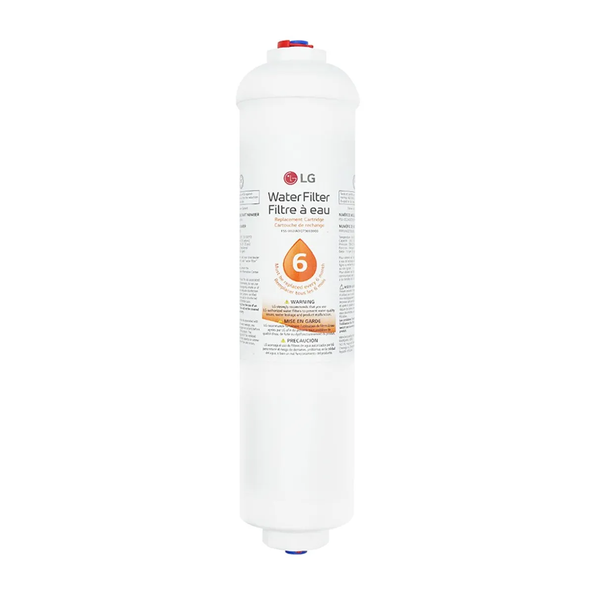 LG - Set de filtro de agua para refrigerador Filtro de agua externo, válvula, manguera