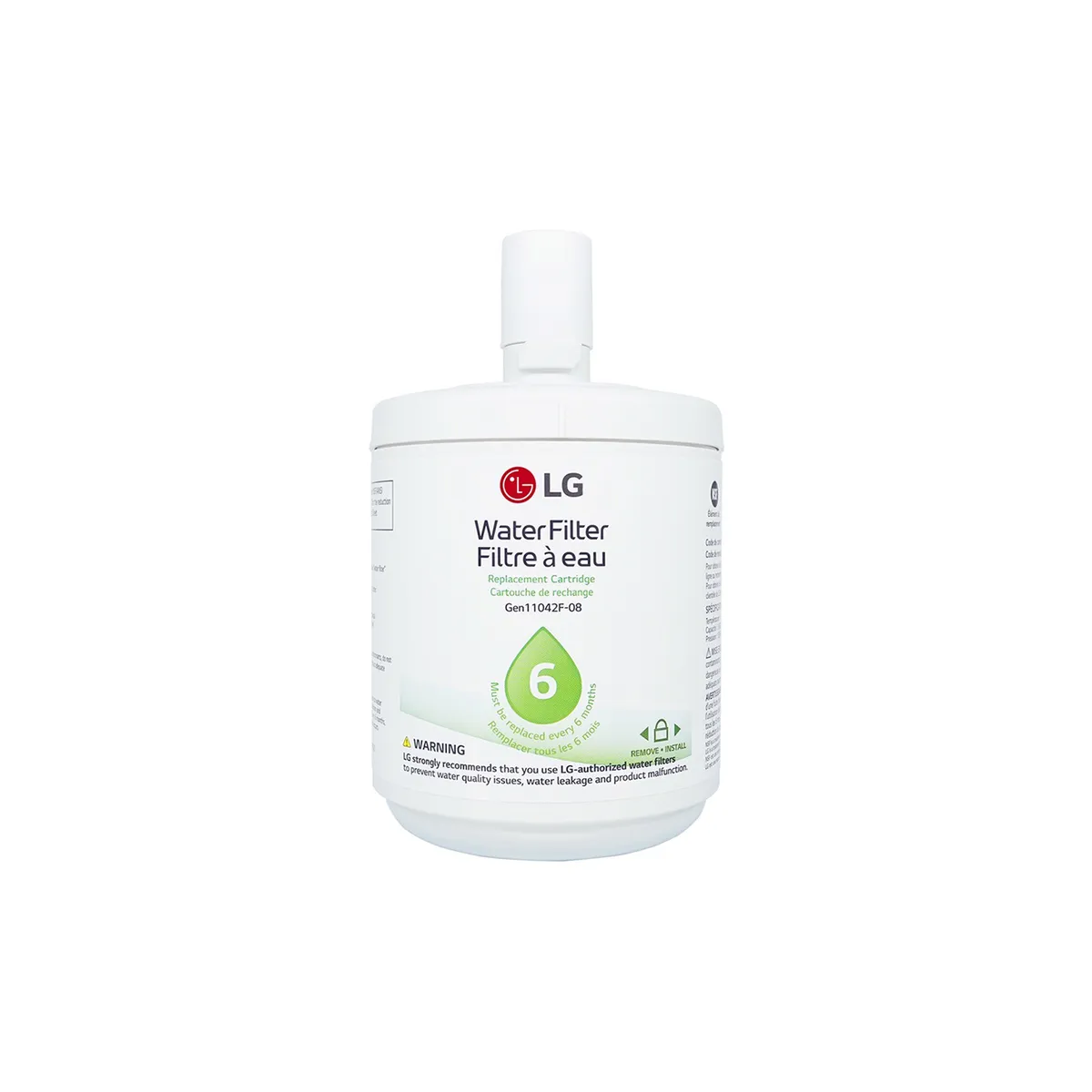 LG - Filtro de agua para refrigeradores LT500P 6 meses