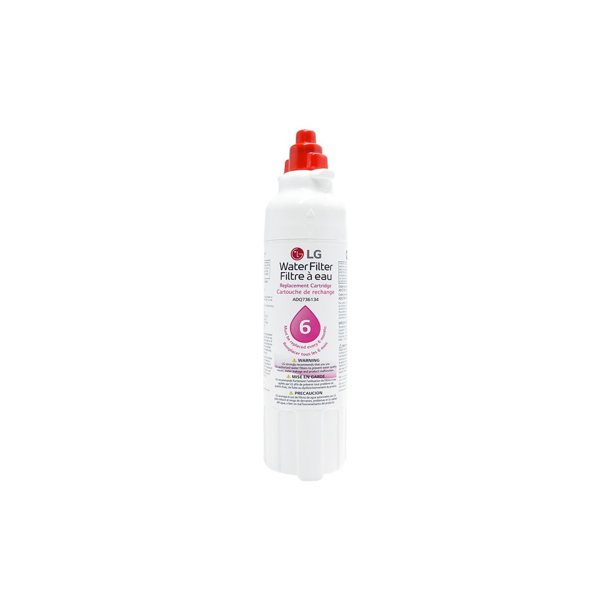 LG - Filtro de agua para refrigerador LT800P 6 meses