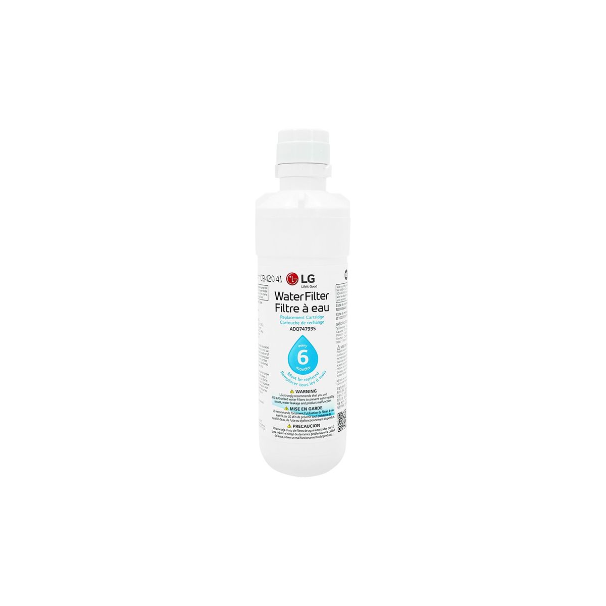 LG - Filtro de agua para refrigerador LG LT1000P