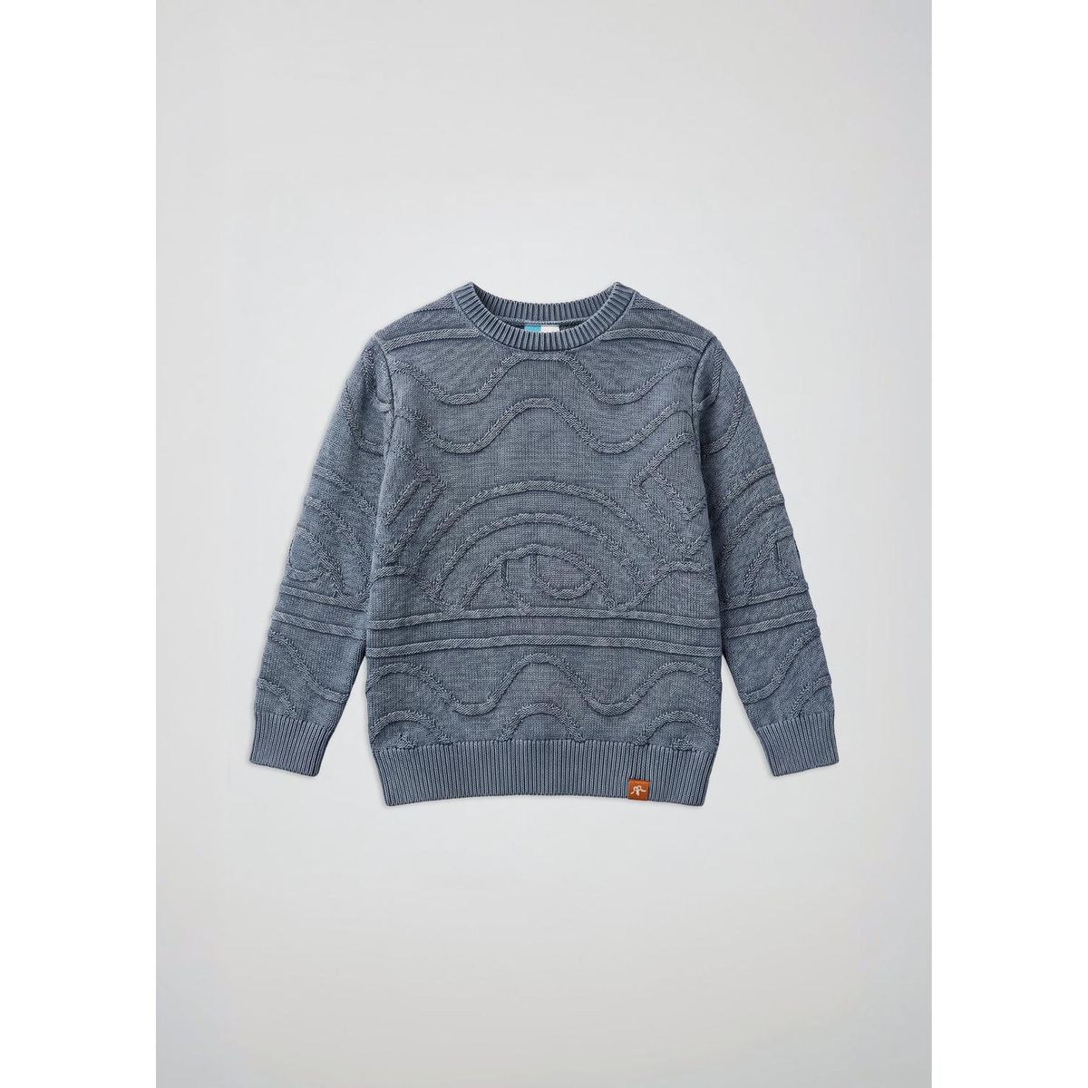 KAYA UNITE - Chaleco Tejido Cuello Redondo Jacquard Niños