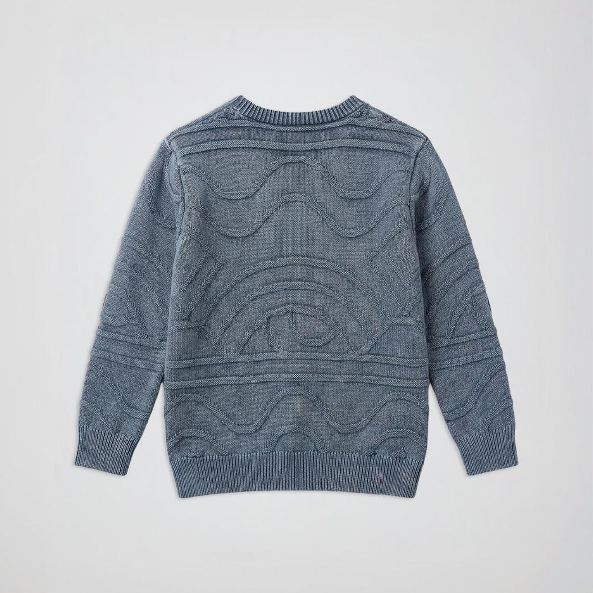 KAYA UNITE - Chaleco Tejido Cuello Redondo Jacquard Niños