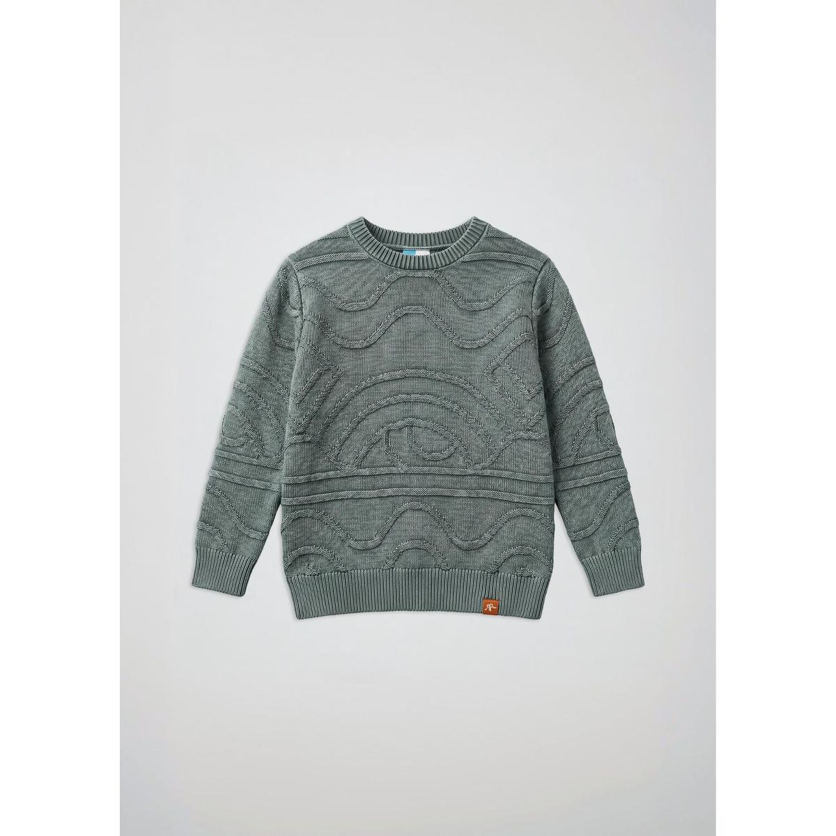 KAYA UNITE - Chaleco Tejido Cuello Redondo Jacquard Niños