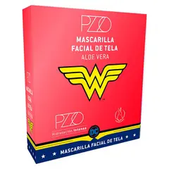 PETRIZZIO - Mascarilla Facial De Tela Wonder Woman Aloe 25 Ml