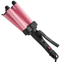 REVLON - Ondulador Waver 3 Barriles Jumbo Rosa Ondas Profesionales - SC