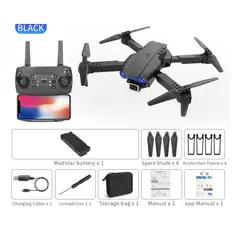 GENERICO - Dron Con Cámara Para Principiantes Y Adultos Negro