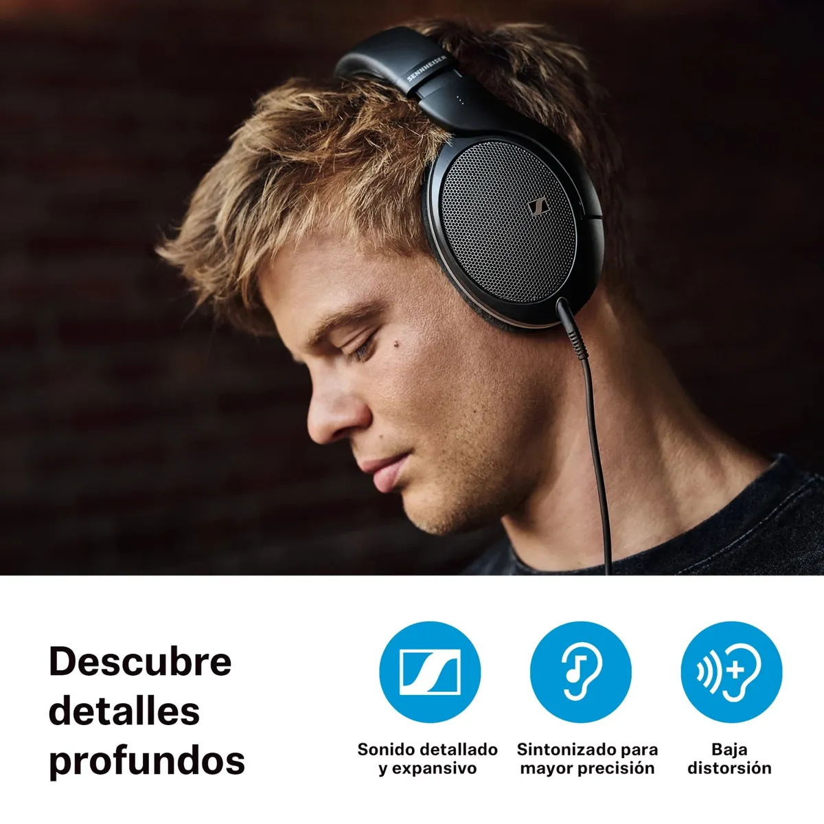 SENNHEISER - Audífonos Over-Ear HD 550 Sennheiser negro