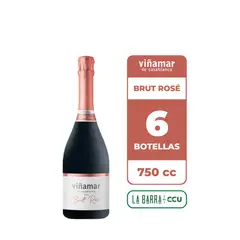 VIÑAMAR - 6x Espumante Brut Rosé 750cc
