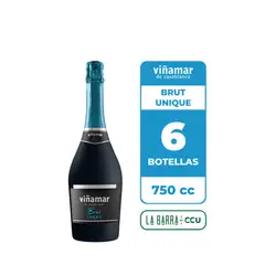 VIÑAMAR - 6x Espumante Brut Unique 750cc