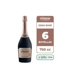 VIÑAMAR - 6x Espumante Zero Rosé 750cc