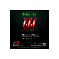 GENERICO - Set de 5 Cuerdas Bajo Eléctrico 45-130 Giannini GEEBRS 5