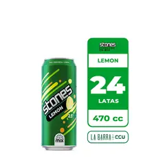 STONES - 24x Cerveza Lemon 2.5° Lata 470cc