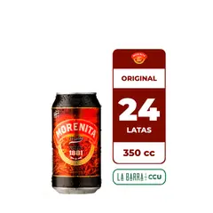MORENITA - 24x Cerveza 4.6° Lata 350cc