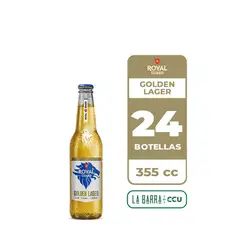 ROYAL GUARD - 24x Cerveza Golden Lager 4.5° Botella 355cc