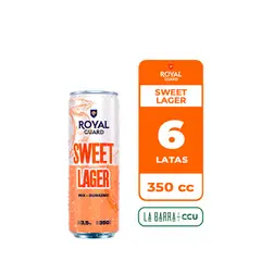ROYAL GUARD - 6x Cerveza Sweet 3.5° Lata 350cc