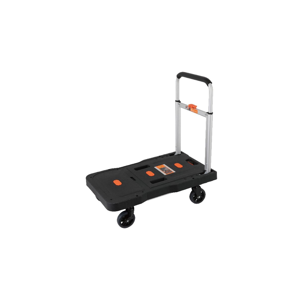KENDO - Carro De Carga Yegua Multiuso Plegable 4 Ruedas Manual 300kg