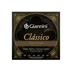 GENERICO - Set de Cuerdas Guitarra Acústica Nylon Giannini GENWPA