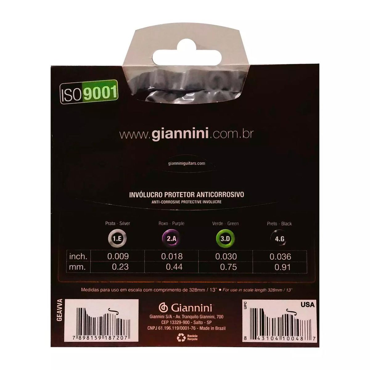 GENERICO - Set de Cuerdas Violín 44 Giannini AVVA