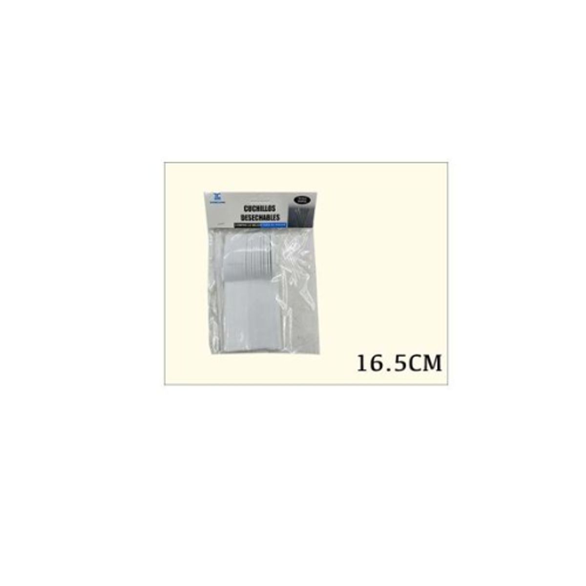 GENERICO - Cuchillo De Plastico 16.5 cm 10 Unid