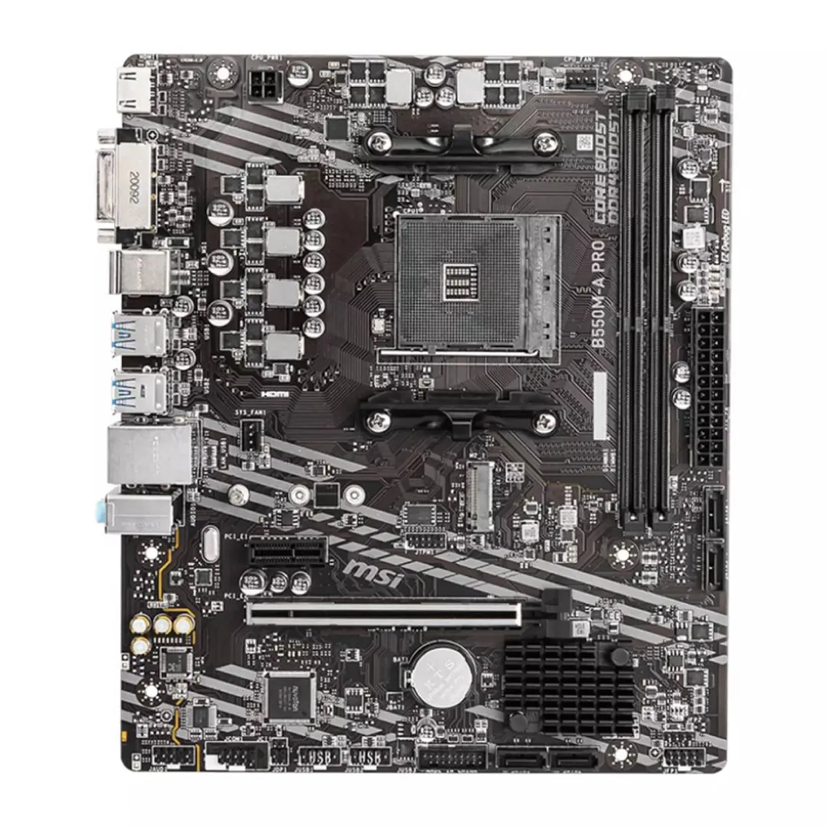 MSI - Placa Madre MSI B550M-A PRO, Micro ATX, AM4, DDR4