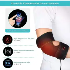 MOVI - Codera Soporte Terapia con 3 Niveles de Calor – Alivio y Recuperación del Codo