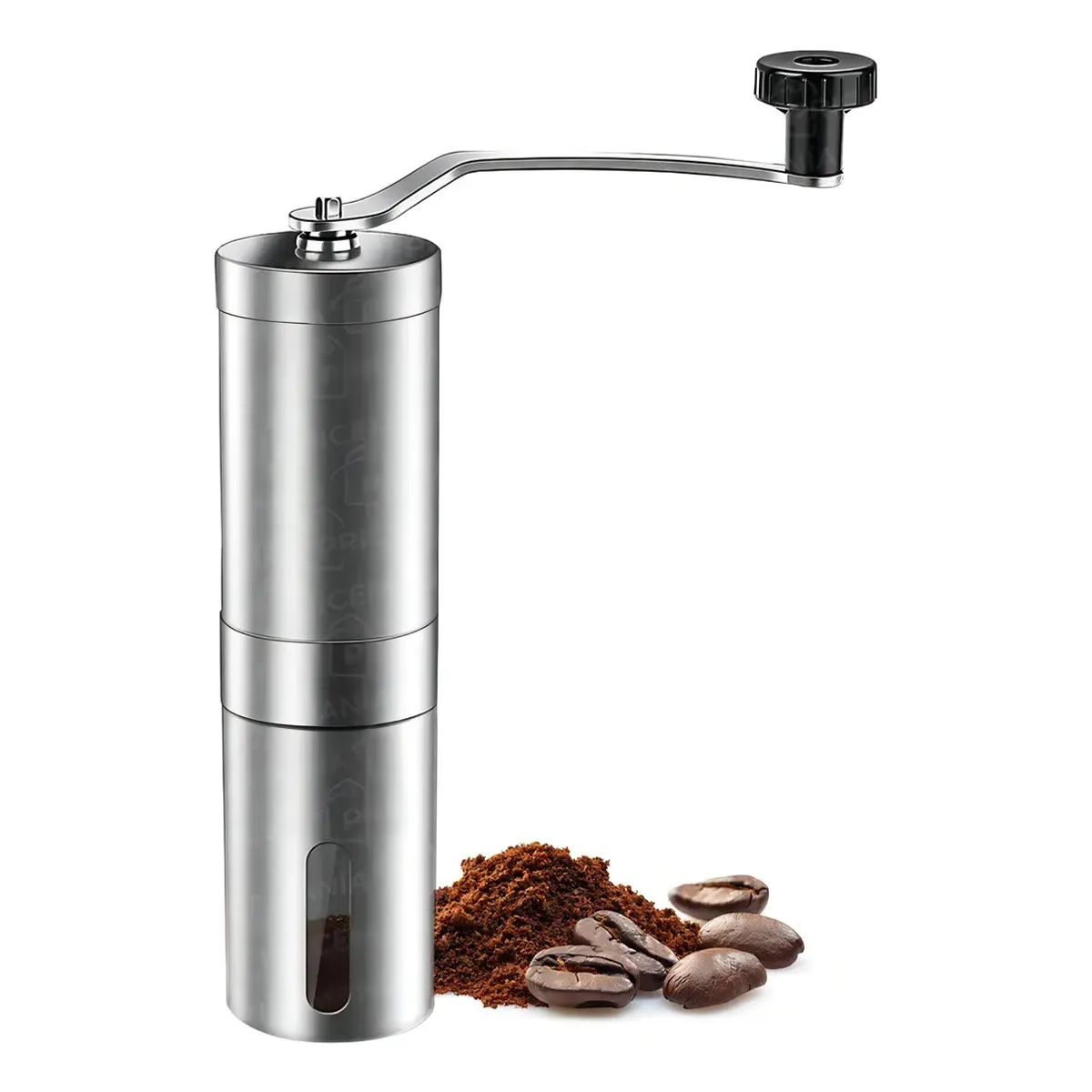 GENERICO - Molinillo Cafe Manual Grano Moledor Triturador Acero Inoxida