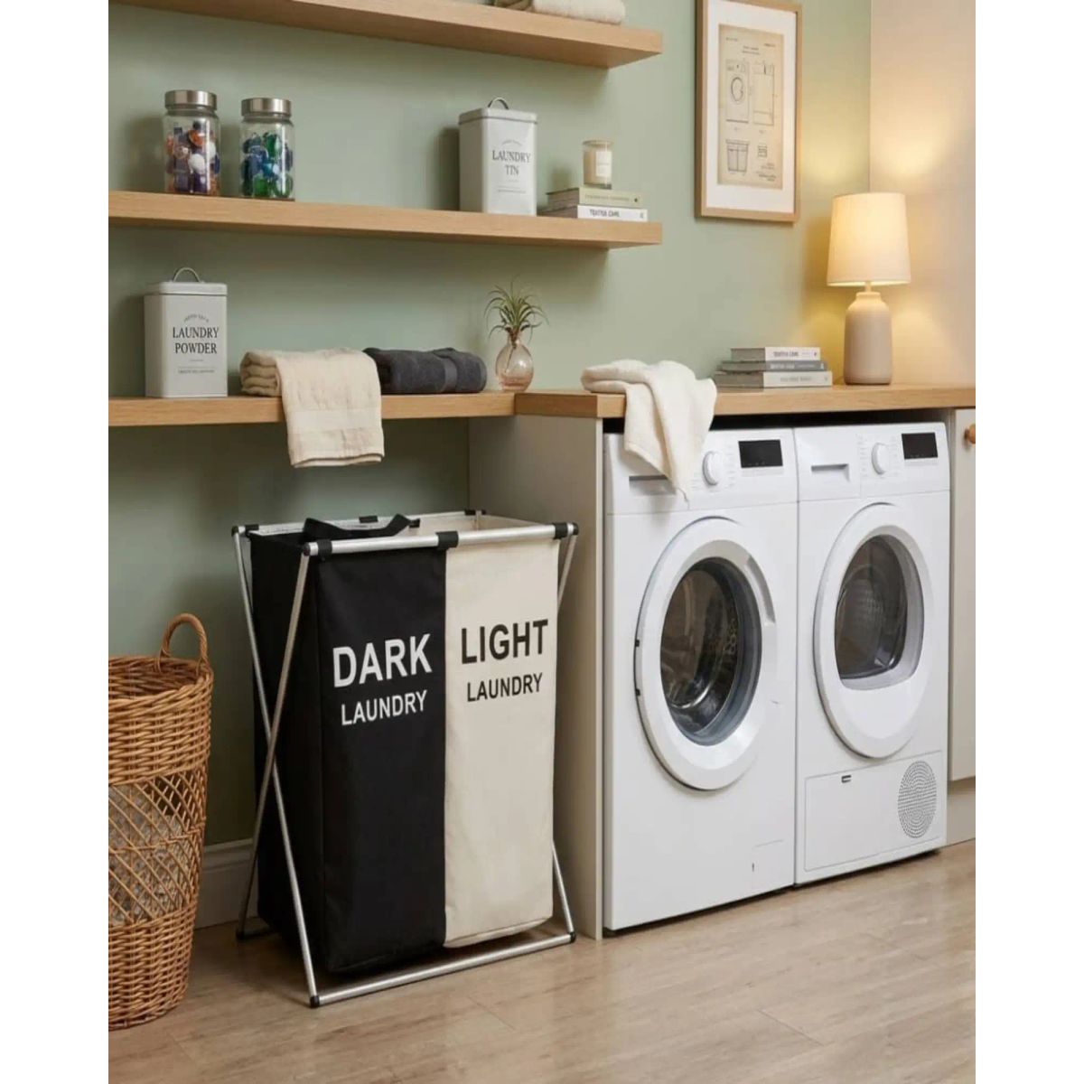 GENERICO - Canasto Organizador De Ropa Versatil De 60cm x 38cm