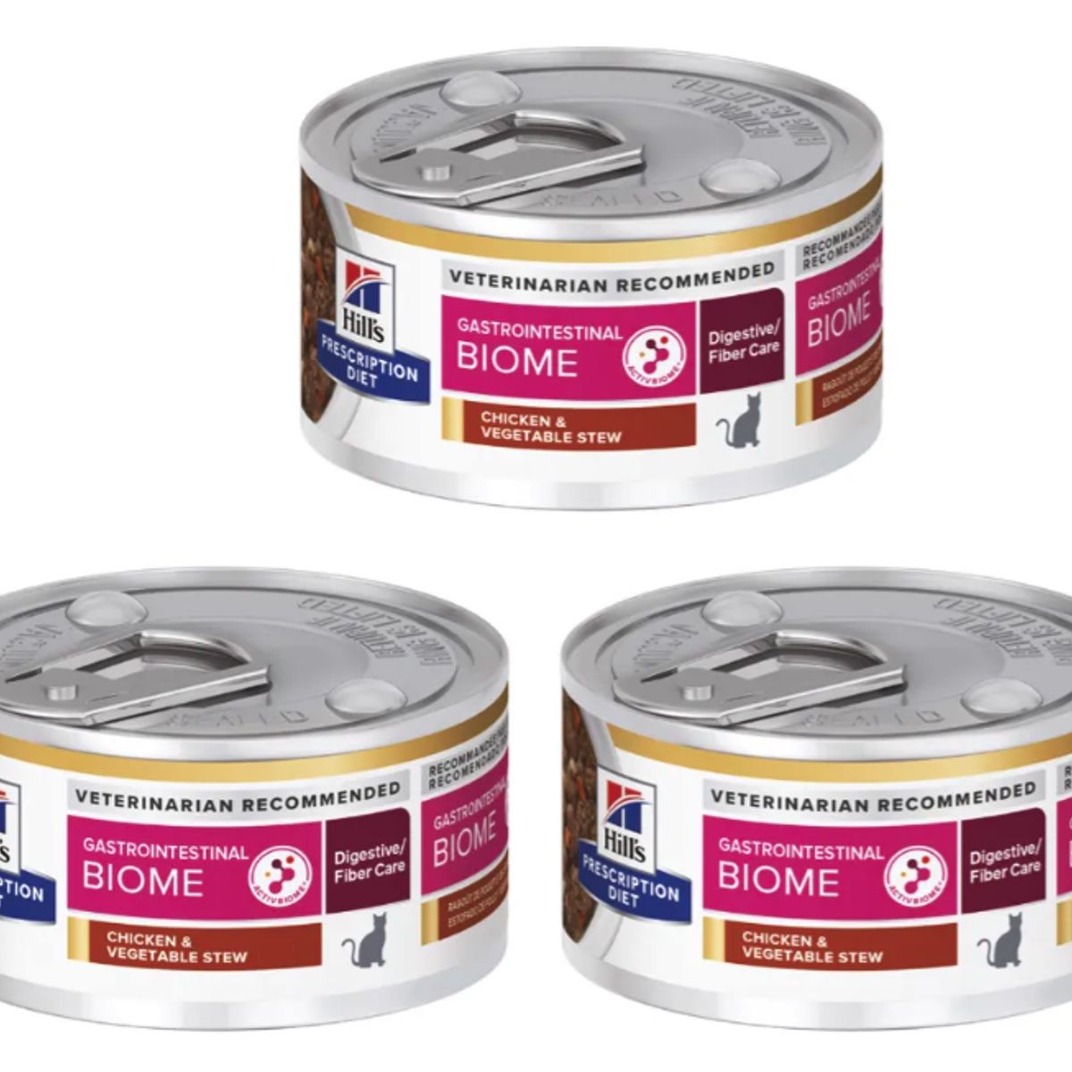 HILLS - 3X Alimento Hills Prescription Diet Para Gato Lata 82g CU