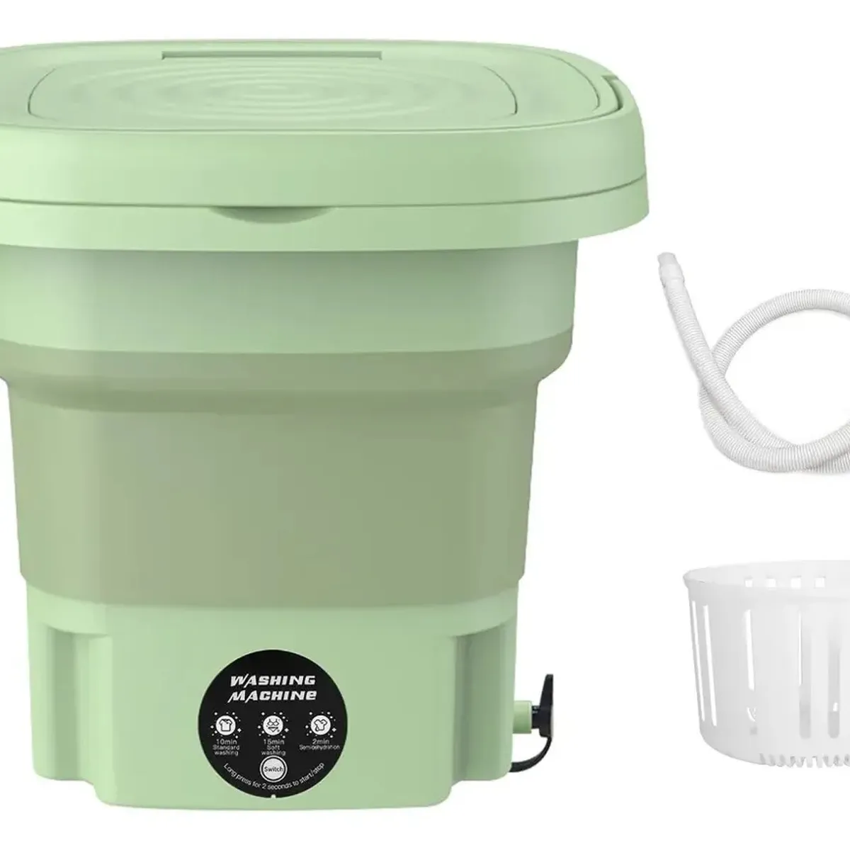 GENERICO - Mini Lavadora Portatil Ropa Centrifugado Plegable Ropa 11lt