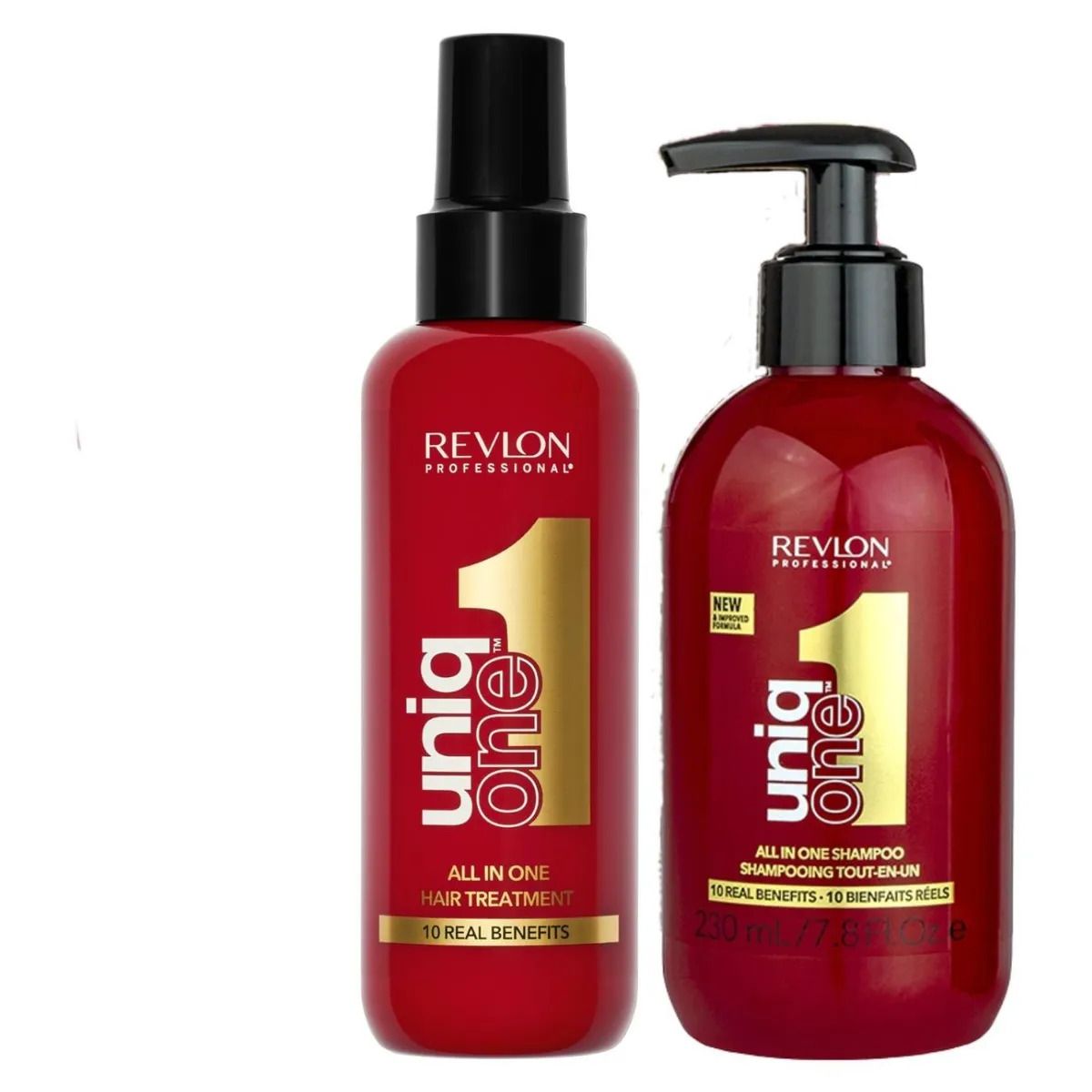 REVLON - Revlon One Tratamiento 10 Beneficios en uno + Shampoo 230 ml
