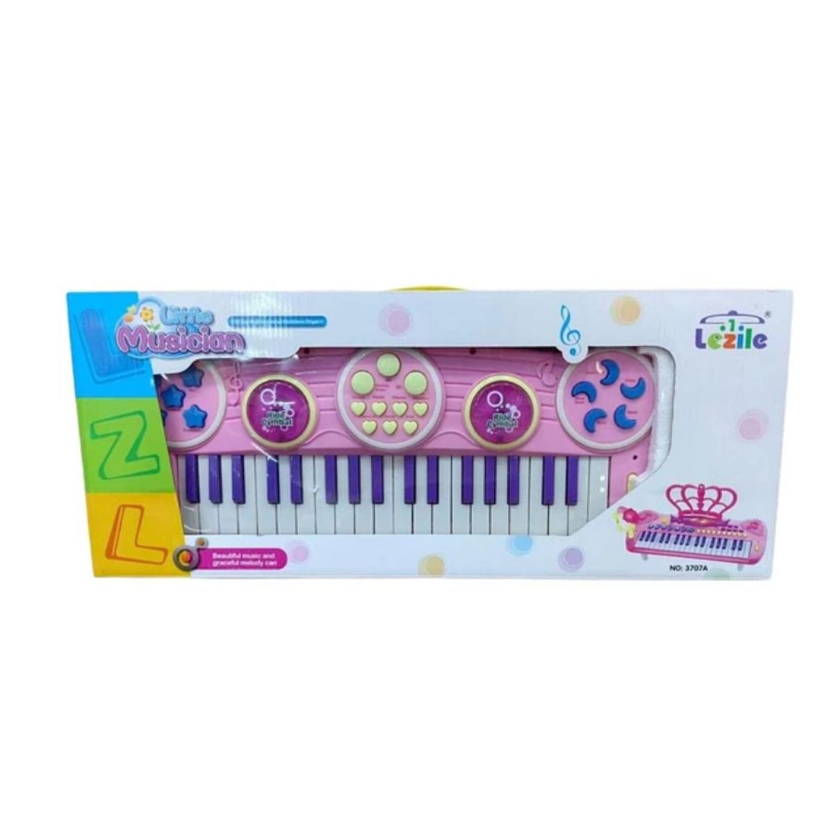 GENERICO - Teclado Piano Para Niños Little Musician Rosa
