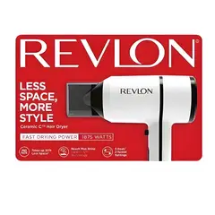 REVLON - Secador Pelo Compacto 1875W Anti Frizz Cerámica - PS