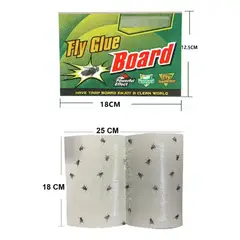 GENERICO - Láminas Adhesivas Trampa Atrapa Moscas Insectos Pegamento