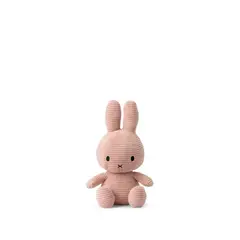 BON TON TOYS - Peluche Miffy Eco Corduroy 33 cm - Rosa -