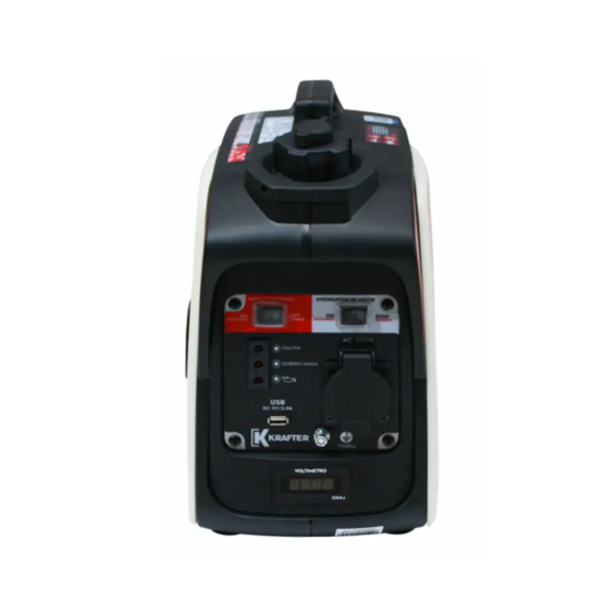 KRAFTER - Generador Inverter Krafter KR1000iG 0.8 kVA 220V Gasolina - Ultra Silencioso y Portátil Premium