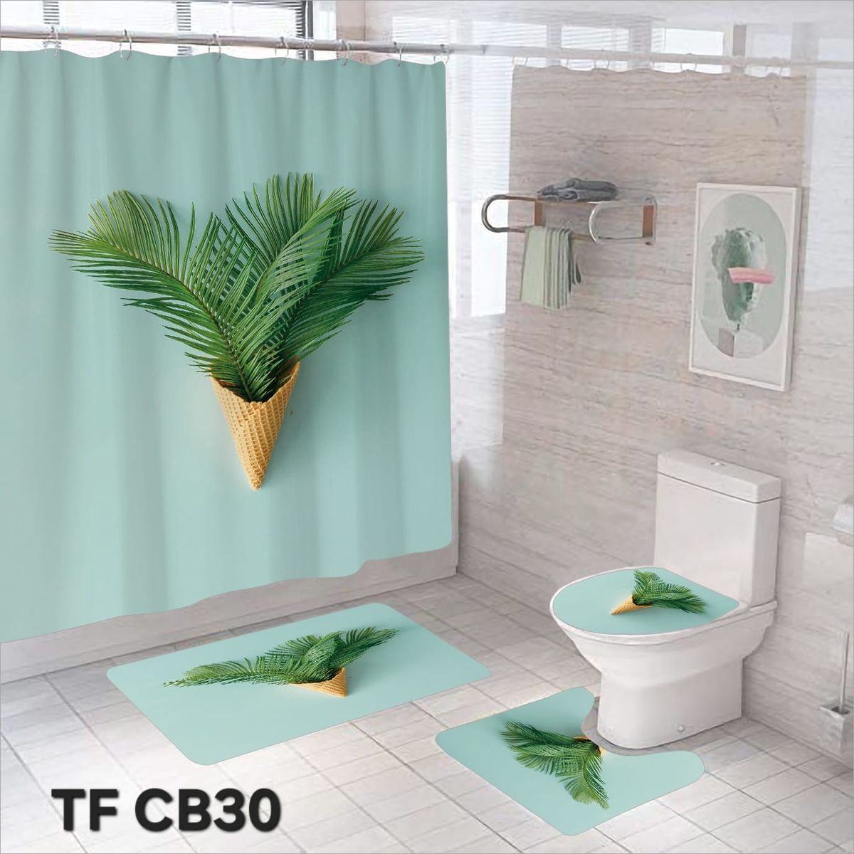 GENERICO - SET DE BAÑO 4 PIEZAS
