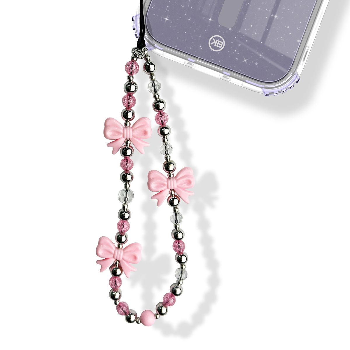KBOD - Colgante Strap Diseños Y Colores Kbod Para Teléfonos Celular Lazos Rosa