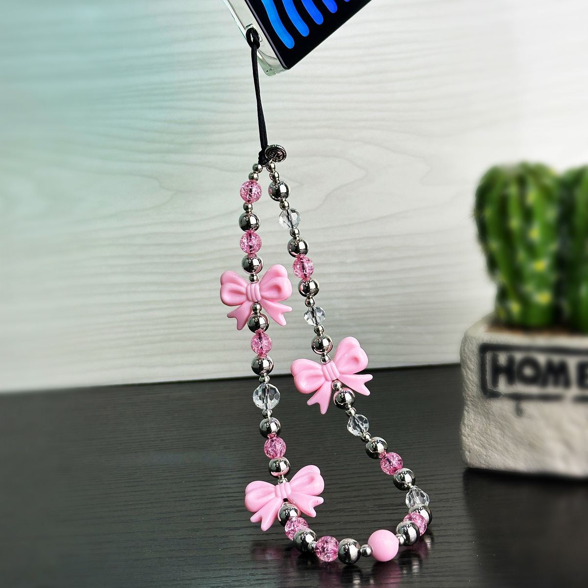 KBOD - Colgante Strap Diseños Y Colores Kbod Para Teléfonos Celular Lazos Rosa