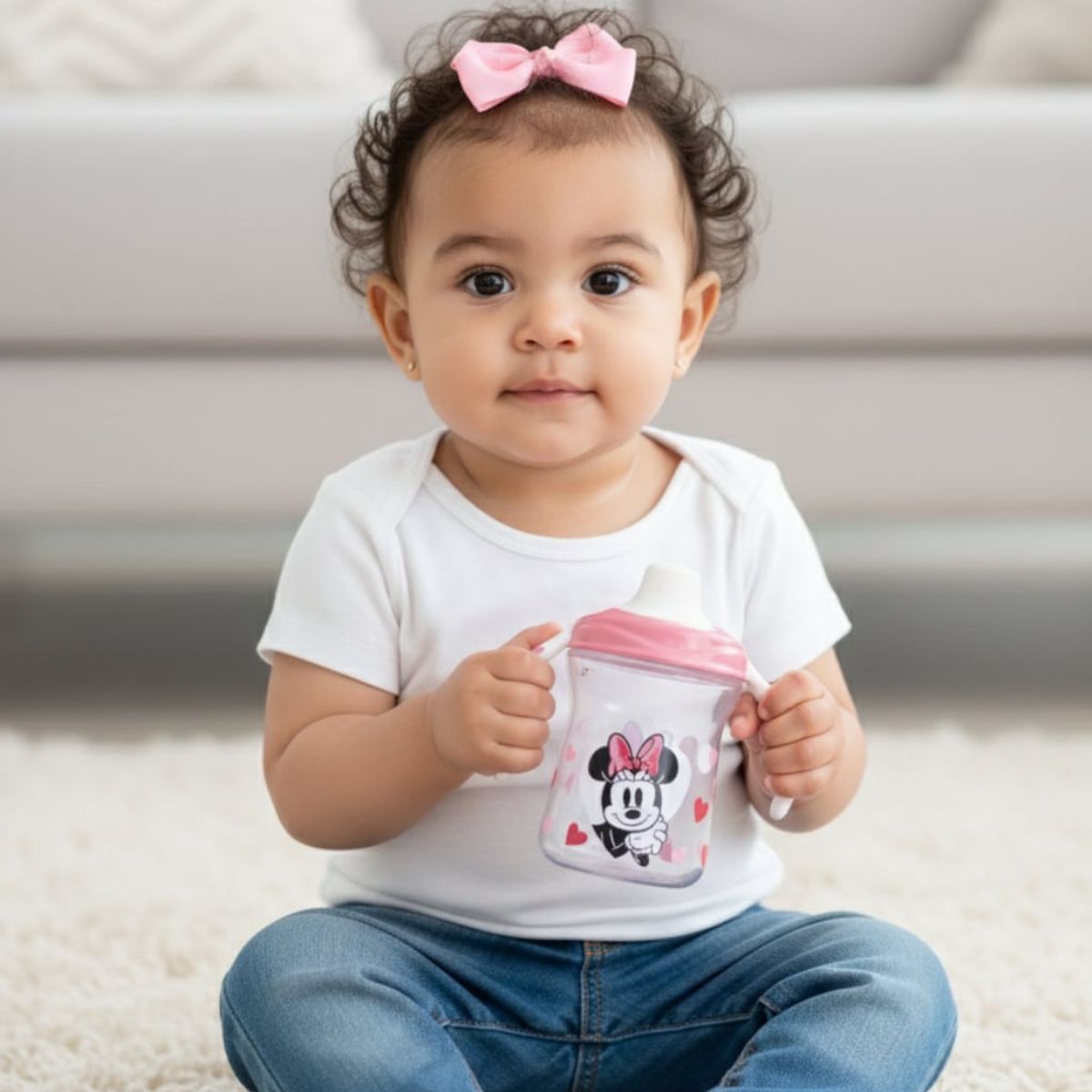 DISNEY - Vaso Antiderrame Flexialas 380ml DISNEY 10 M+ Minnie