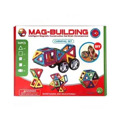 GENERICO - Set De Construcción Magnético Carnival 36piezas