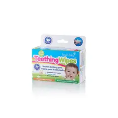 BRUSH BABY - Toallitas Biodegradables para Dentición (20 unidades) -