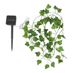 GENERICO - Pack X 4 Guirnalda De Luces Solar Hoja De 5 Mts