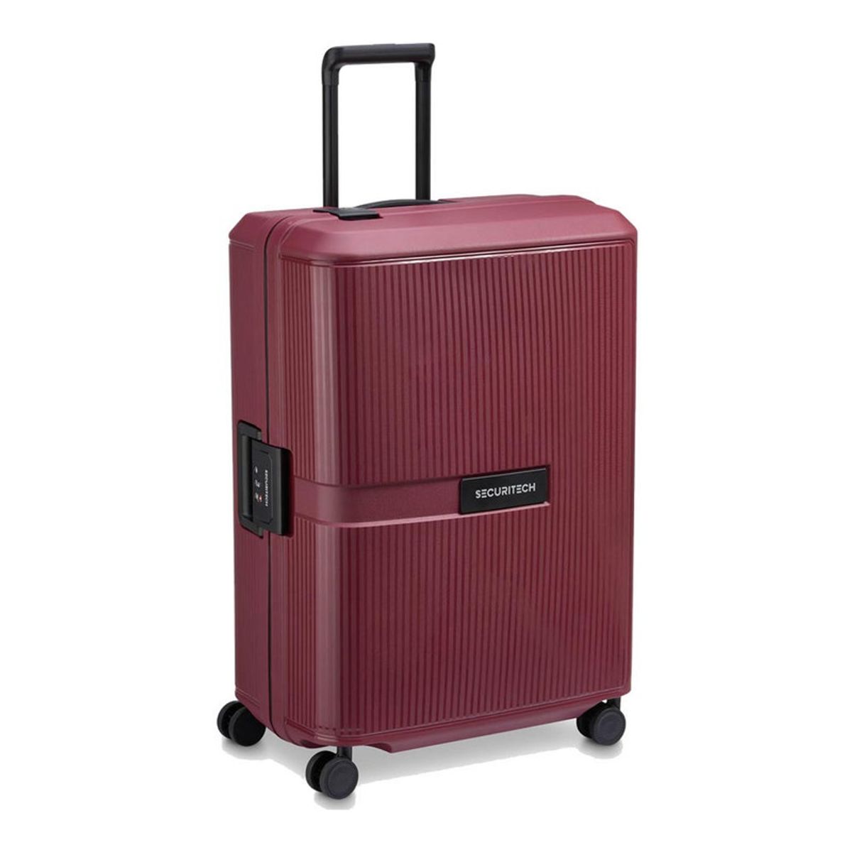 DELSEY - MALETA MEDIANA 70 cm. SECURITECH STONE by DELSEY ROJA