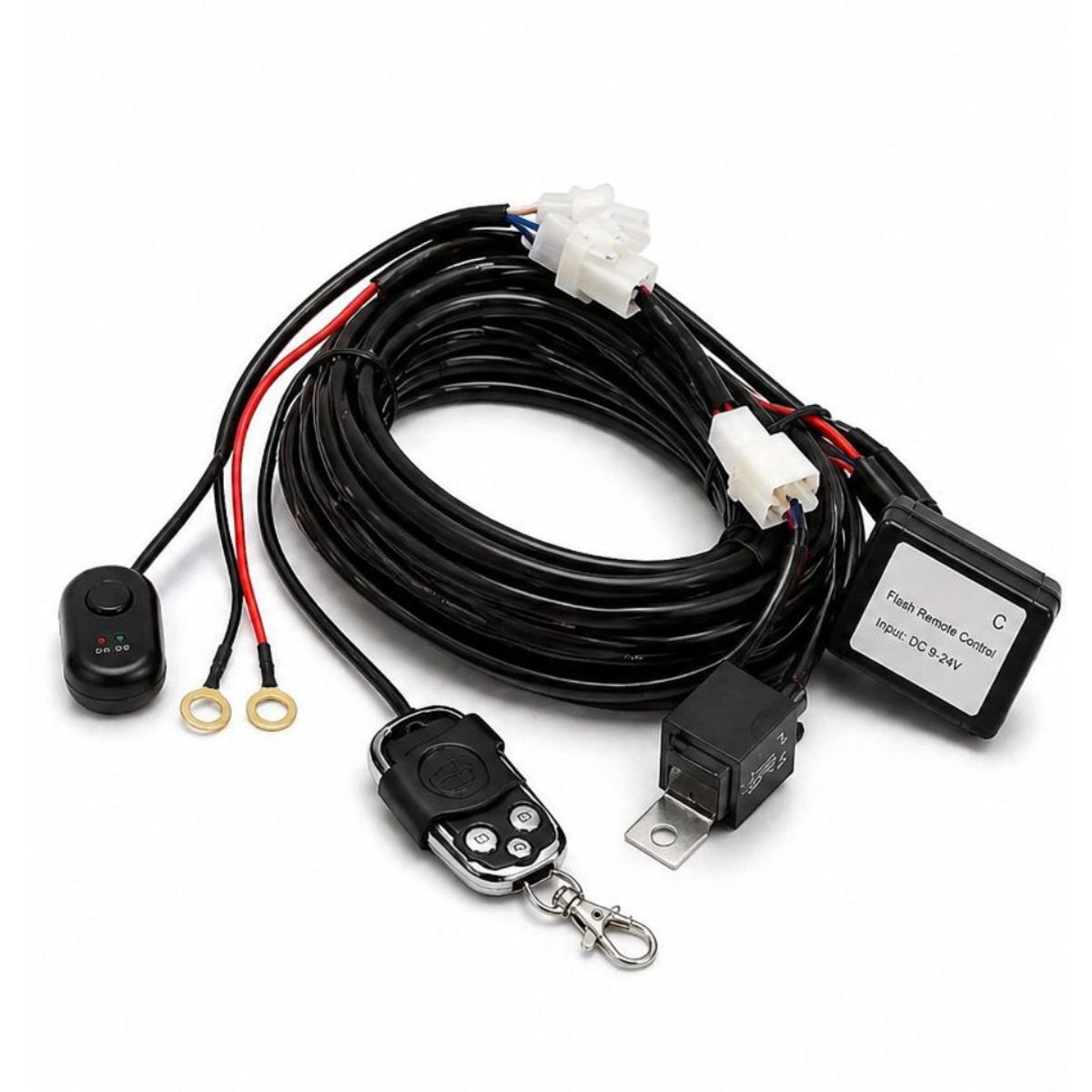 GENERICO - Kit De Cableado Ramal Instalación Neblineros Con Control
